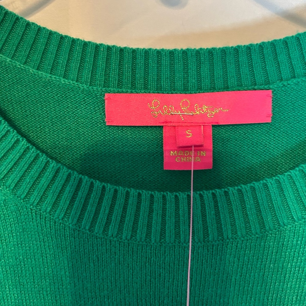 Lilly Pulitzer Teal Knit Top - Picture 2 of 9